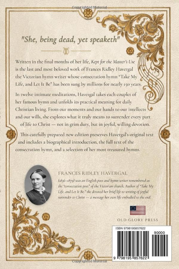 Kept for the Master's Use back cover