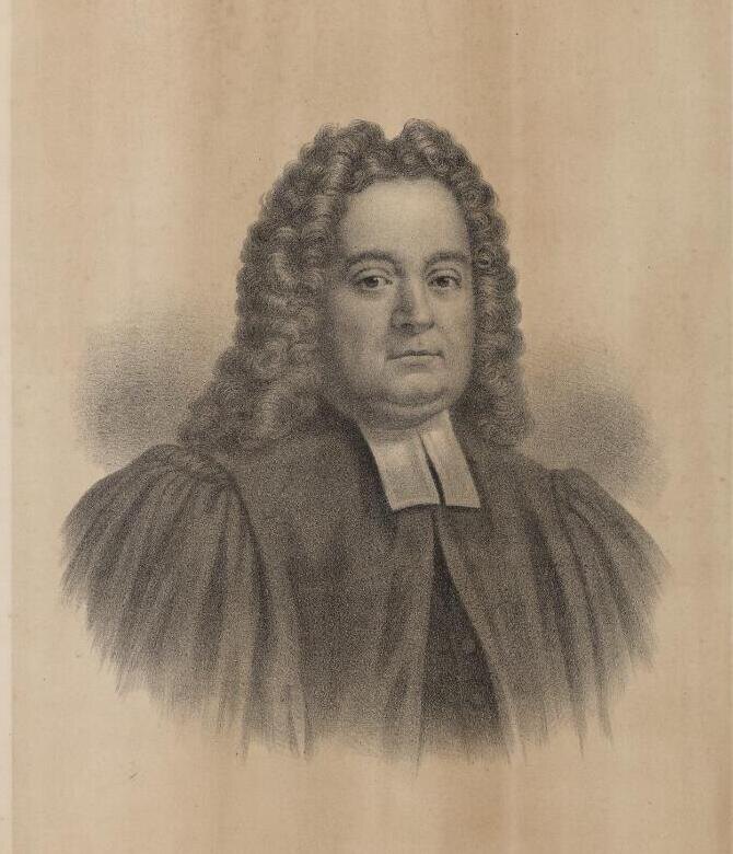 Portrait of Matthew Henry, English Nonconformist minister and Bible commentator