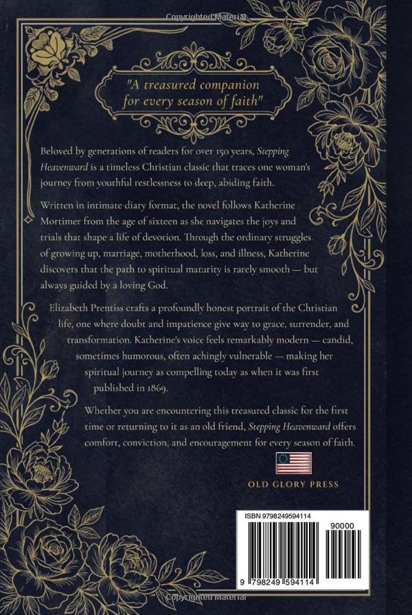Stepping Heavenward back cover with book summary